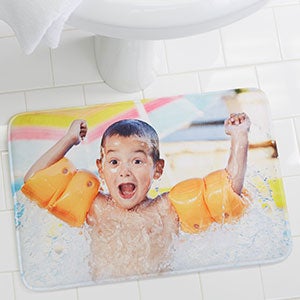 Personalized Photo Foam Bath Mat