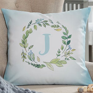 Woodland Initial Personalized Baby Pillow