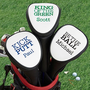 Kiss My Putt Funny Personalized Golf Club Covers