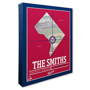 Washington Nationals Personalized MLB Wall Art