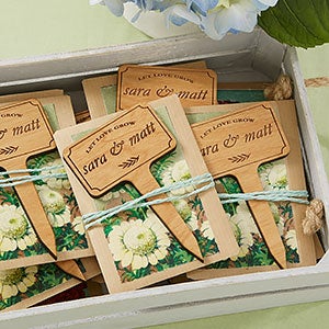 Wedding Favor Personalized Plant Markers - #20770