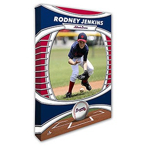 Atlanta Braves 24x36 Photo Canvas Print