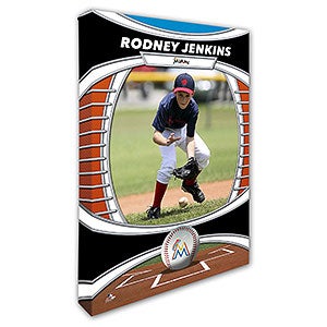 Miami Marlins 12x18 Photo Canvas Print