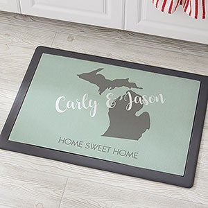 State Pride 18x27 Personalized Kitchen Mat