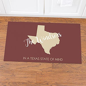 State Pride 20x35 Personalized Kitchen Mat