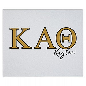 0 Kappa Alpha Theta Personalized Greek Letter Sweatshirt Blanket
