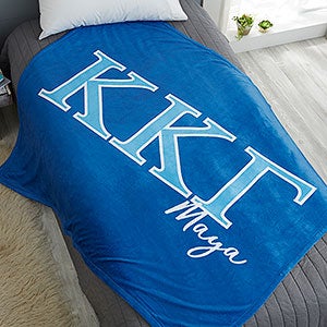 0 Kappa Kappa Gamma Personalized Greek Letter 60x80 Fleece Blanket