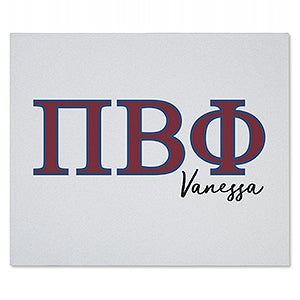 0 Pi Beta Phi Personalized Greek Letter Sweatshirt Blanket