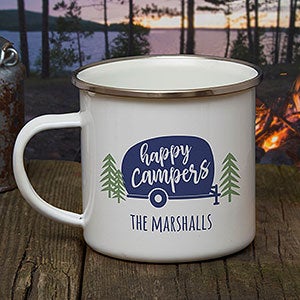 Happy Camper Personalized Camping Mugs
