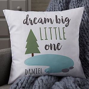 Woodland Adventure Forrest Personalized Throw Pillow