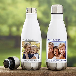 12 oz Insulated 1 Photo Water Bottle