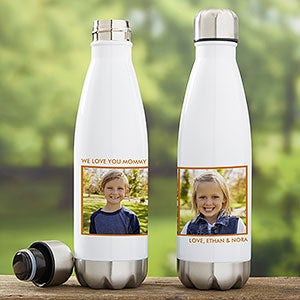 17 oz Insulated 2 Photos Water Bottle