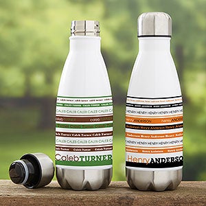 Signature Stripe 12 oz Insulated Water Bottle