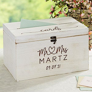 Infinite Love Personalized Wedding Card Box Infinite Love Personalized Wedding Card Box
