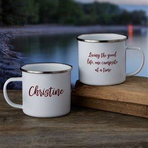 Write Your Own Personalized Camping Mug- Large