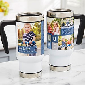 Dear Dad Personalized Photo Travel Mug