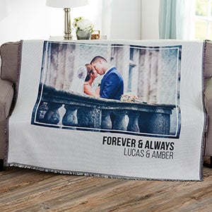 Wedding Photo 56x60 Woven Throw