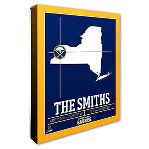 Buffalo Sabres Personalized NHL Wall Art