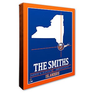 New York Islanders Personalized NHL Wall Art