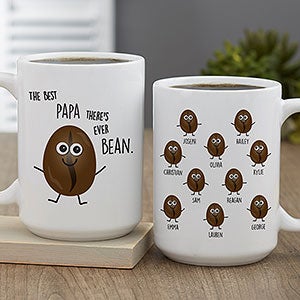 Coffee Puns Personalized Large Coffee Mug