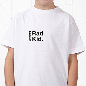 The Legend Continues Personalized Father & Son - Kids T-Shirt - Youth Large (14-16) - White