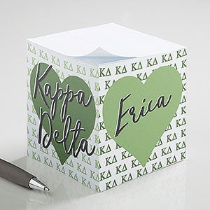 0 Kappa Delta Personalized Note Cube