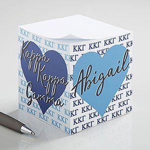 0 Kappa Kappa Gamma Personalized Note Cube