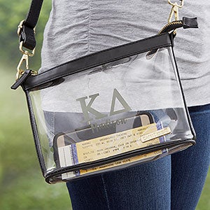 0 Kappa Delta Personalized Clear Stadium Purse