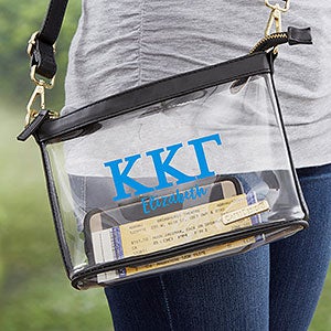 0 Kappa Kappa Gamma Personalized Clear Stadium Purse