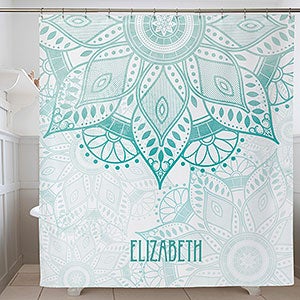 Mandala Personalized Shower Curtain