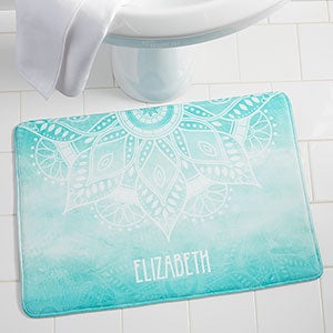 Mandala Personalized Foam Bath Mat