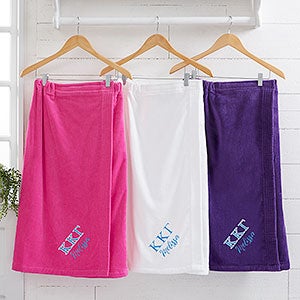 0 Kappa Kappa Gamma Embroidered Towel Wrap