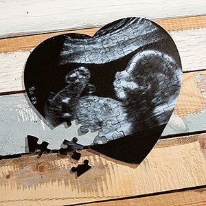 Custom Baby Ultrasound Photo Puzzle - Miracle in the Making