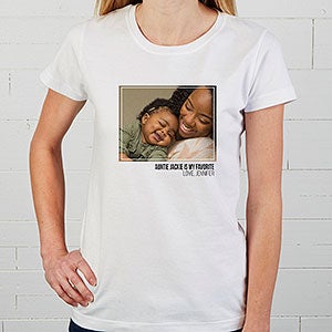 Photo Ladies Fitted Tee For Her - Ladies Large - Black