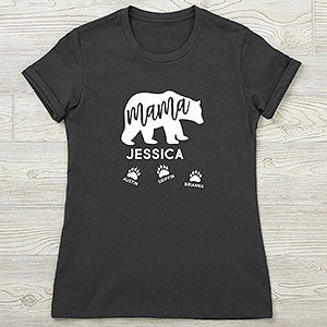 Mama Bear Personalized Next Level Fitted Tee