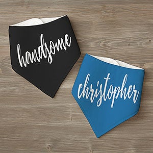 Just Being Me Personalized Bandana Bibs