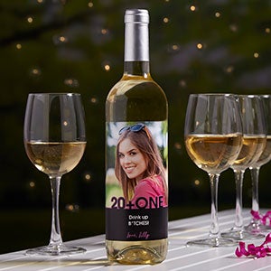 Custom Photo Wine Bottle Label - Any Occasion - 21615