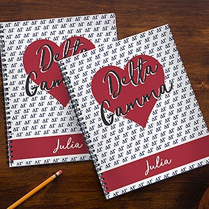 0 Delta Gamma Sorority Personalized Notebooks