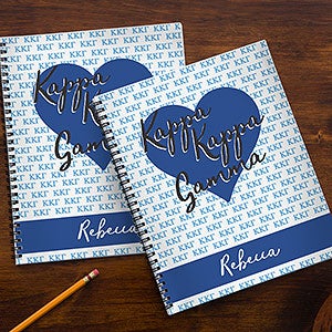 0 Kappa Kappa Gamma Sorority Personalized Notebooks