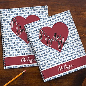 0 Pi Beta Phi Sorority Personalized Notebooks