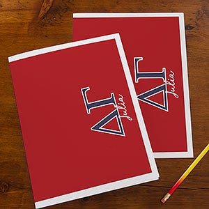 0 Delta Gamma Sorority Personalized Folders