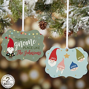 add up to 6 gnome family characters and your own text this adorable gnome christmas ornament makes a great family gift - Gnome Christmas Decorations add up to 6 gnome family characters and your own text this adorable gnome christmas ornament makes a great family gift - Gnome Christmas Decorations