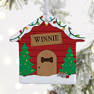 1 Sided Good Dog! Personalized House Ornament