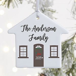 1 Sided Home For The Holidays Personalized Ornament