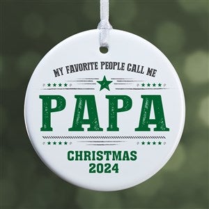 My Favorite People - Personalized Small Ornament