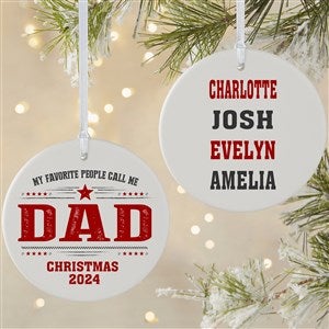 My Favorite People - Personalized Christmas Ornament