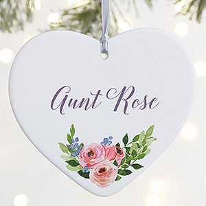 1-Sided For Someone Special Personalized Ornament