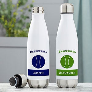 Basketball Personalized Insulated 17 oz. Water Bottle