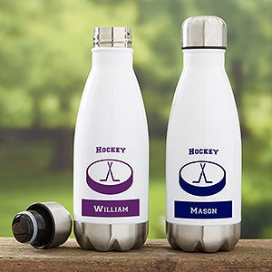 Hockey Personalized Insulated 12 oz. Water Bottle