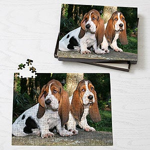 Personalized 252 Pc Horizontal Pet Photo Puzzle